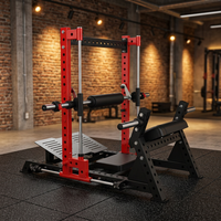 Machine à Hanches 3D Professionnelle à Charge Libre en Acier Robuste pour le Renforcement des Fessiers, Exercices Poitrine et Dos pour la Musculation en Salle de Sport Commerciale