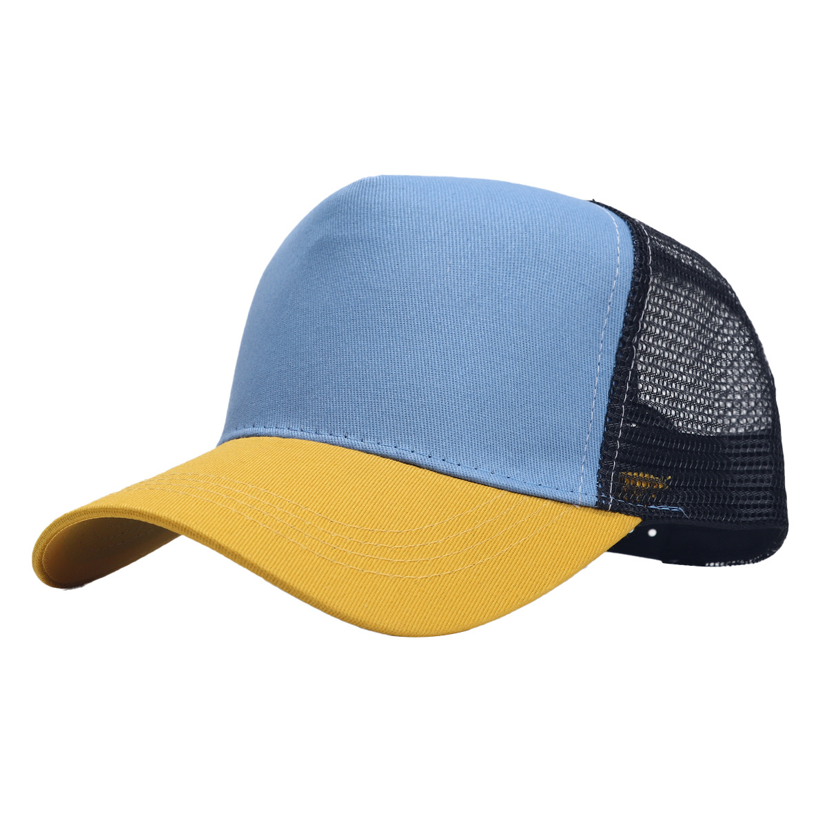Jaune Bleu Ciel Noir Maille
