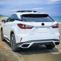 Kit carrosserie pour Lexus RX 2016-2019, kit carrosserie Rx200 Rx300 Rx450, spoiler, diffuseur, jupe latérale, calandre, pare-chocs