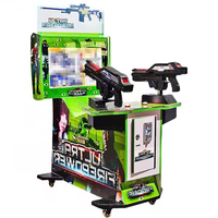 Machine de jeu d'arcade d'intérieur LCD 42 pouces, machine de tir à pièces pour deux personnes, pour enfants et enfants