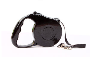 Collier rétractable automatique pour chien en plastique, nylon, multicolore, impression classique, vente en gros - Product Image 3