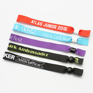 Stylish Woven Custom Fabric Bracelets Wristband Machines