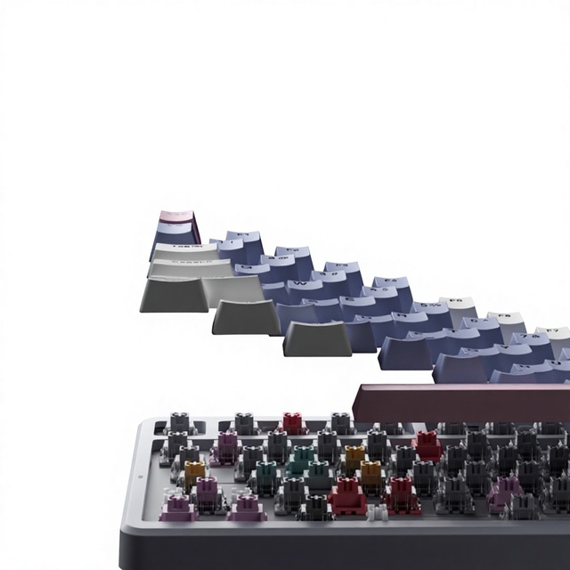 Wireless USB Mechanical Keyboard Tri-mode Gasket-mounted 7-layer Sound-damping Full-key Hot-swappable Backlit Gaming Office Use