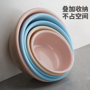 Bassine en plastique épaissi grande taille, durable pour usage domestique - Product Image 1