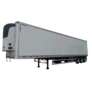 Semi-remorque en acier Chitu 3 essieux 60 tonnes personnalisée pour le transport d'aliments surgelés, vente en gros OEM - Fourgon frigorifique - Product Image 1