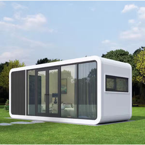 Maison-conteneur moderne rectangulaire pour hôtel, avec design intérieur pour séjour en plein air - Product Image 2