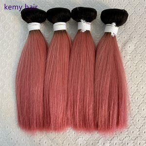 KEMY HAIR Vente en gros 12A Meilleure Qualité Cheveux Humains Bruts Vierge Remy Brésiliens 100% Naturels avec Cuticules Alignées, Lots de Cheveux à Double Trame Faite à la Machine - Product Image 2
