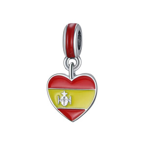 จี้รูปธงชาติแบบหยดน้ำมัน 10 ชิ้นต่อแพ็ค ราคาขายส่ง สำหรับทำสร้อยคอ สร้อยข้อมือ จี้ห้อย - Product Image 6