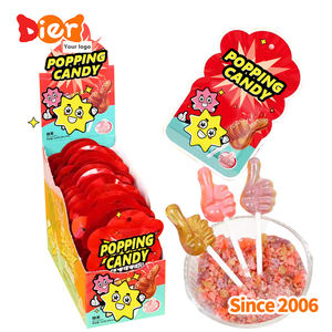 OEM Bonbons Vente en gros Marque privée Personnalisée Dessin animé Amusant Bonbons à sucer et à éclater Bonbons à saveur <span class=keywords><strong>fruit</strong></span>ée Bonbons pour enfants Jouet ODM - Product Image 1