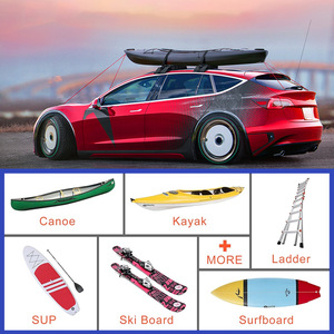 Support de transport universel pour <span class=keywords><strong>porte</strong></span>-bagages de toit de voiture, cadre souple pour kayaks, planches de surf, bateaux pneumatiques, snowboards - Product Image 4