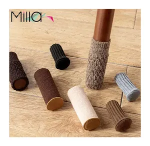 Calcetines de LICRA de punto de silicona de alta calidad, para mesa, silla, patas, cubierta