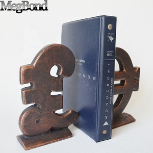 Sujetalibros decorativos antiguos de estilo europeo, marcapáginas de <span class=keywords><strong>Euro</strong></span> y libra esterlina de hierro fundido pesado para decoración del hogar - Product Image 2