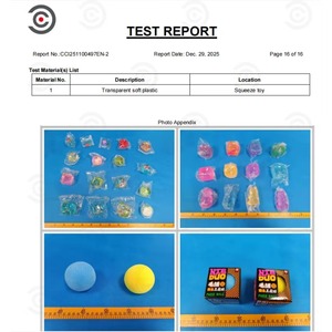 9cm Christmas Santa Claus TPR Maltose Textured <b>Glitter</b> Squeeze Toy Simulated Doll Slow Rebound Stress Relief Fidget Toy - Product Image 5