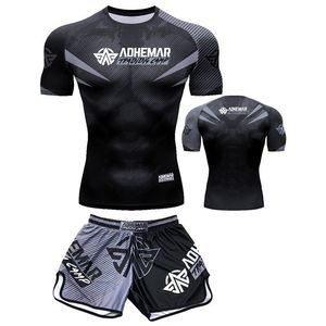 Martial Arts Wear Custom-Made MMA Rash Guard Suit High Quality Men Bjj Fitness <strong>Grappling</strong> Tracksuit and <strong>Shorts</strong> - Product Image 5