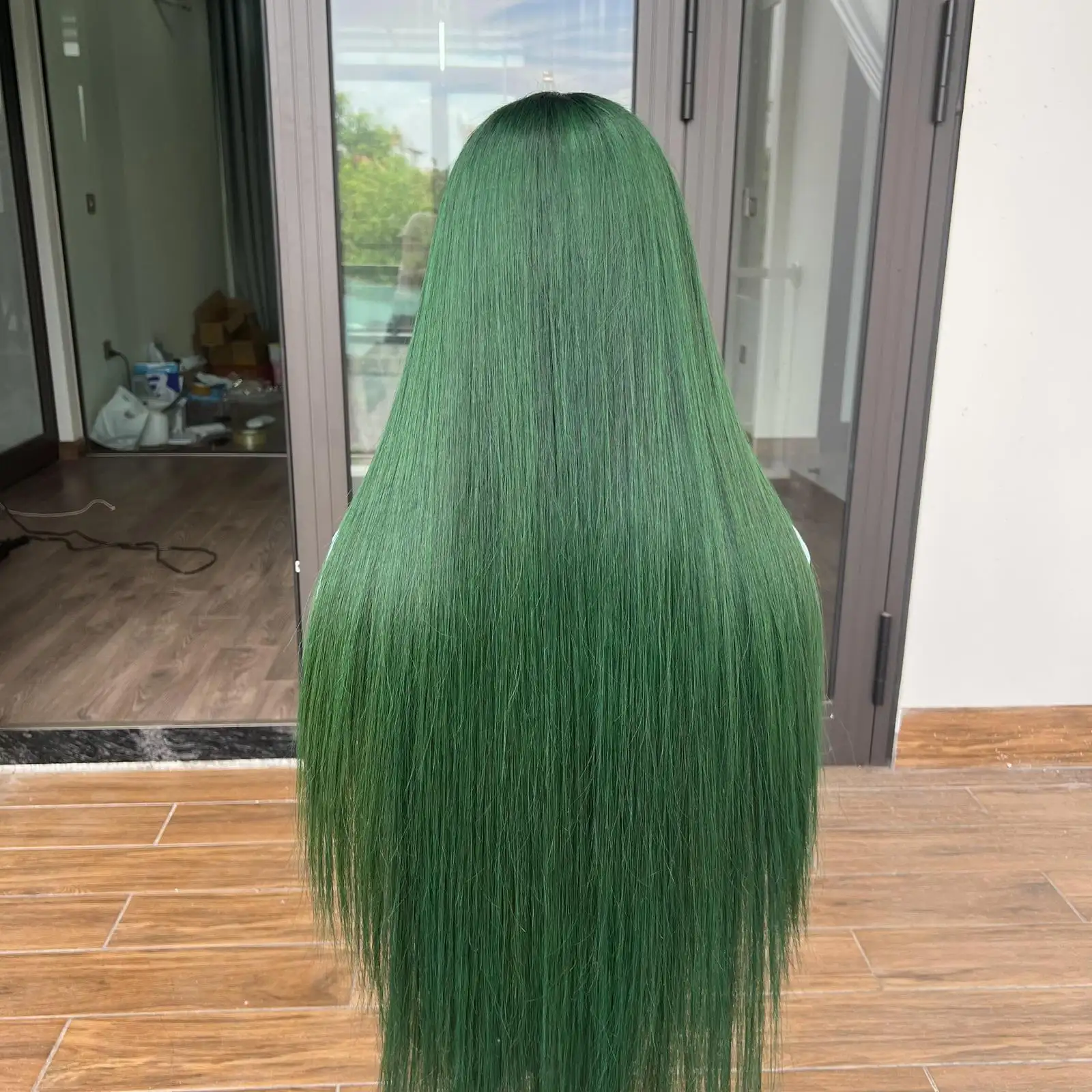 Оптовая продажа, прямые окрашенные вьетнамские волосы, смешанные цвета, высококачественные парики для наращивания, для черных женщин