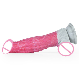 Dildo réaliste en silicone médical de 8 pouces avec un gros pénis pour femmes Cyber Animals Huge Penis - Product Image 4
