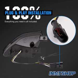 Luces Traseras Delanteras para Motocicleta INMT Bombardier <span class=keywords><strong>Spyder</strong></span> F3 F3-S, Luces LED Modificadas de Circulación Diurna, Luces de Freno, Intermitentes, Plástico - Product Image 3