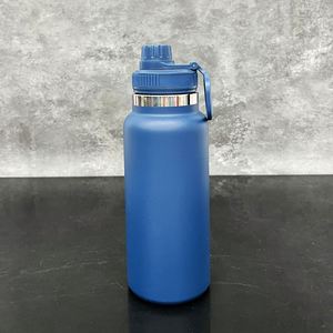 32 Oz Wide Mouth BPA Free <b>Double</b> <b>Wall</b> Vacuum Insulated Stainless Steel Portable Leak-Proof Lid with Straw Gym School Camping - Product Image 4