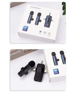 하이 퀄리티 전문 K15 무선 라발리에 마이크 Vlog 짧은 비디오 녹화 컴팩트 라펠 디자인 C - Product Image 5