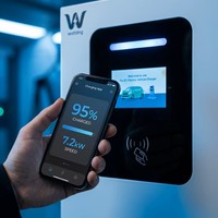 Estación de Carga de Corriente Continua Montada en Pared para Uso Comercial y Doméstico, Supercargador Móvil para Vehículos Eléctricos, Wallbox de Nivel 2, Supercargador Portátil para Vehículos Eléctricos