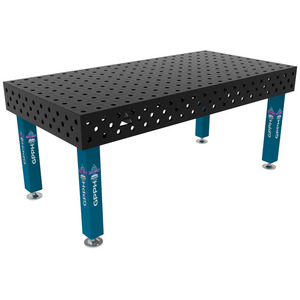 SteelExpert GPPH 2x1m welding bench, 25mm thick, <b>28mm</b> holes - Product Image 1