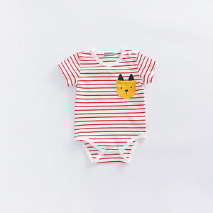 Ropa Africana 100% Algodón al por Mayor, Mameluco Triangular de Seersucker para Bebé con Caja de Empaque - Product Image 3