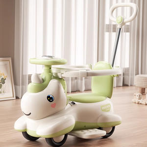 Voiture électrique pour enfants, trotteur à bascule en plastique pour bébés de 1 à 3 ans, jouet sur lequel on peut s'asseoir, rechargeable - Product Image 3