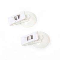 Support de fixation multifonctionnel 2-en-1 de style japonais et coréen pour voiture, avec clips pour lunettes, billets et cartes d'identité, en ABS, pour pare-brise central