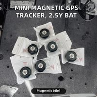 Pelacak GPS Mini Magnetik Tahan Air Garansi 1 Tahun Bluetooth Jangkauan Tak Terbatas IOS Android Pencari Lokasi Hewan Peliharaan Anak Kargo Kendaraan Parkir