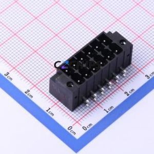 KF2EDGSRMG-3.5-2*6P Plug-in Terminal Block Bent Lead Through Hole,P=3.5mm Board-to-Board / Socket Closed Screw Fixing 2x6P 3.5mm - Product Image 1