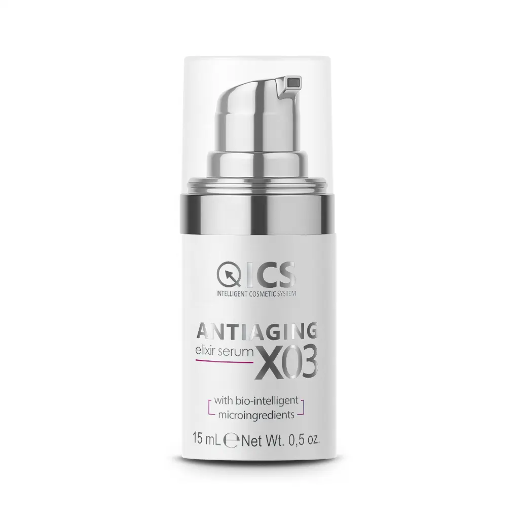 개인 라벨 ICS 노화 방지 X03 엘릭서 세럼 코스모더마 스킨 케어 15 ml 이탈리아산 OEM