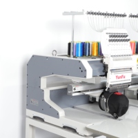 Nouvelle machine à broder informatisée à 2 têtes, 12-15 aiguilles, composants principaux du moteur Dahao, utilisation domestique