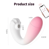 Vibrateur Dildo Bluetooth APP pour stimulation du point G, suceur de clitoris, stimulateur clitoridien, jouets sexuels pour femmes, masturbateur féminin