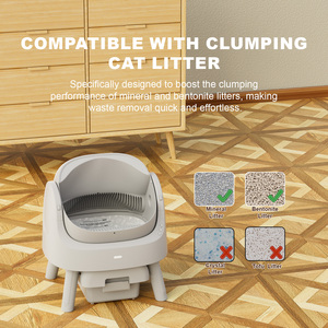 AS11 AutoScooper11 Offene Smarte Katzentoilette, Geräuscharme Selbstreinigende Katzentoilette mit Geruchskontrolle, Auf Lager & OEM-Unterstützung Verfügbar - Product Image 1
