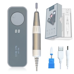 Los más vendidos, pulidor de uñas eléctrico de 0-35000 Rpm, taladro de uñas profesional para salón de uñas, OEM/ODM, CE/ROSH, los más vendidos de la marca de fábrica, 2-RPM - Product Image 5