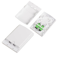 Boîtier de terminaison/boîtier de bureau FTTX pour fibre optique, panneau de prise fibre 1/2/4/8 cœurs, adaptateur SC, rosette optique