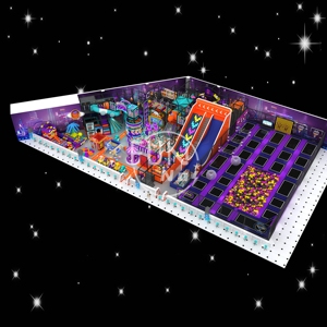 Trẻ em vui chơi giải trí công viên giải trí trẻ em thương mại lớn trong nhà sân chơi Trampoline công viên - Product Image 5