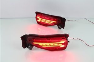 Lampu Reflektor Belakang LED untuk Toyota Fortuner SW4 2015 2016 - 2020 <span class=keywords><strong>2</strong></span>/3 Fungsi Lampu Kabut Bumper Belakang Lampu Rem - Product Image 6