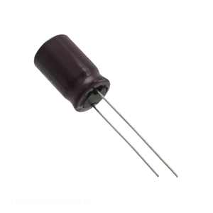 ตัวเก็บประจุแบบรูผ่านรูผ่าน56 uF 20% 80V ตัวเก็บประจุแบบ UPM1K560MPD6 - Product Image 1