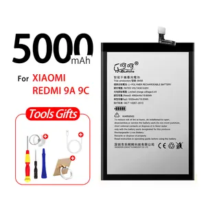 Baterai LEHEHE BN56 baterai ponsel merek untuk Xiaomi Redmi 9A 9C 5000mah untuk Xiaomi POCO M2 Pro penggantian ponsel pintar