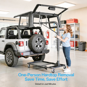 Lève-toit portable en acier inoxydable pour <span class=keywords><strong>Wrangler</strong></span> avec système d'assemblage facile à une personne - Product Image 1