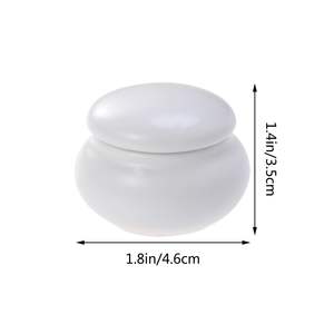 ขวดครีม PMU พร้อมช้อนทำจากชามทรงไข่เป็นมิตรต่อสิ่งแวดล้อมออกแบบได้ตามต้องการ - Product Image 2