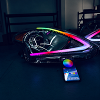 Vente en gros usine : Phares avant LED pour Nissan Versa 2015-2019 avec DRL RGB dynamiques – Fournisseur de remplacement