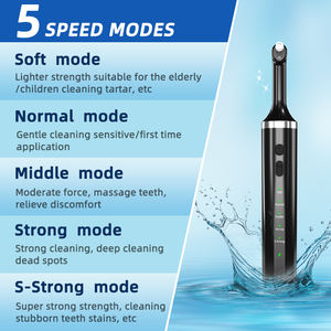 Lucidatrice professionale per uso domestico lucidante denti smerigliatrice tartaro & calcolo <span class=keywords><strong>Scaler</strong></span> Kit di strumenti con 5 testine per spazzole - Product Image 2