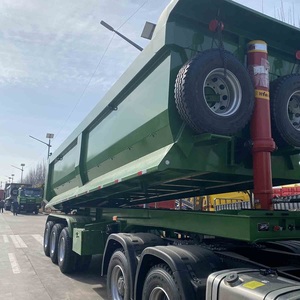 Vehicle China Factory 3 Axles 45cbm 80 Ton Heavy Duty Rear Tipper Dump Semi <b>Trailers</b> Hydraulic <b>Trailer</b> High-Capacity Design 45cb - Product Image 3