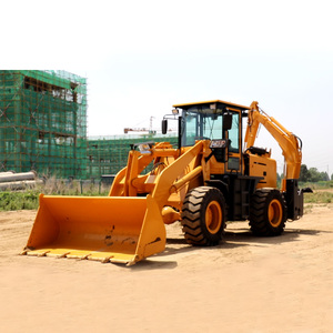 Diskon peralatan kompak berat roda 4Wd Mini Backhoe - Product Image 1