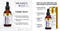 Sérum facial anti-rides à l'acide hyaluronique et au collagène parfumé à la poire DR DAVEY 60 ml, soin de nuit pour tous types de peaux