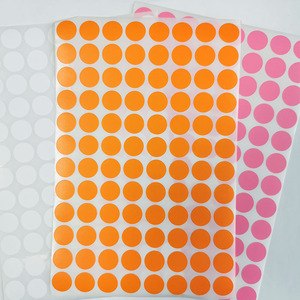 15mm 96pcs/tờ Dot Stickers Cổ Phiếu bằng văn bản trống niêm phong nhãn hiệu Sáng tạo đề can Cổ Phiếu cho văn phòng, mẫu giáo, lớp học - Product Image 4