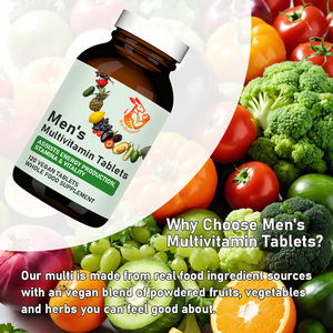 Tabletas Multivitamínicas para Hombres OEM/ODM, Mezcla de Frutas, Verduras y Hierbas, Nutrición Vital para Hombres Mayores de 40 Años - Product Image 5