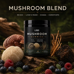 Gomitas de Café con Extracto de Hongos 10:1 de Alta Calidad, Melena de León, Reishi, Ostra, Apoyo Inmunológico y Energía para Adultos, 90 Unidades - Product Image 5
